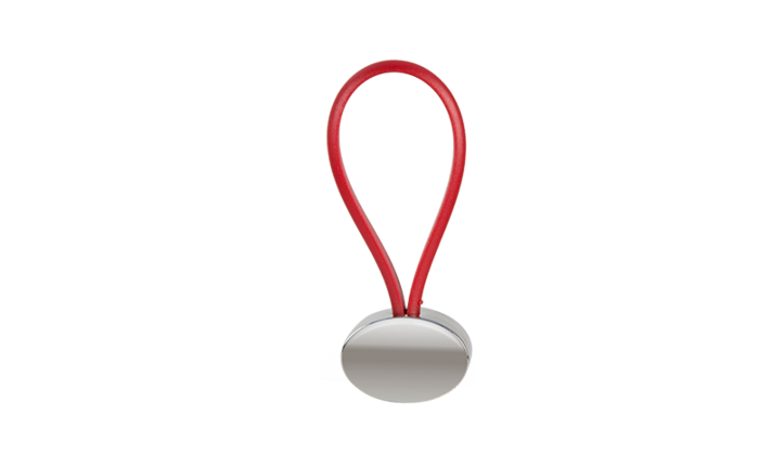 K-Tags® Standardform: Hochwertig verarbeitet in der Form eines Ovals mit großer Gravurfläche